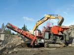 Мобильная щековая дробилка Sandvik UJ640