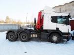 Седельный тягач Scania 420 с КМУ PALFINGER