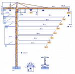 Кран башенный  POTAIN MC 235B