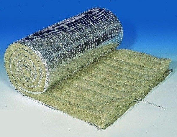 Фольгированный прошивной мат из базальтовой ваты Paroc Hvac VentMat AluCoat