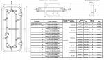 Двери судовые водогазонепроницаемые стальные с зашивкой и изоляцией  типа II-ПШИУ.364 121.002.02