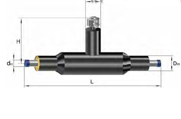 Шаровой кран с редуктором DN 300-1000-1-ППУ-ПЭ