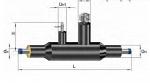 Шаровой кран с удлиненным штоком, с редуктором и воздушником DN 300-1000-DN25-1-ППУ-ПЭ