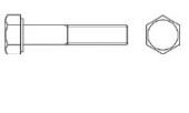 Болт с шестигранной головой, диаметр от М 3 до М 160