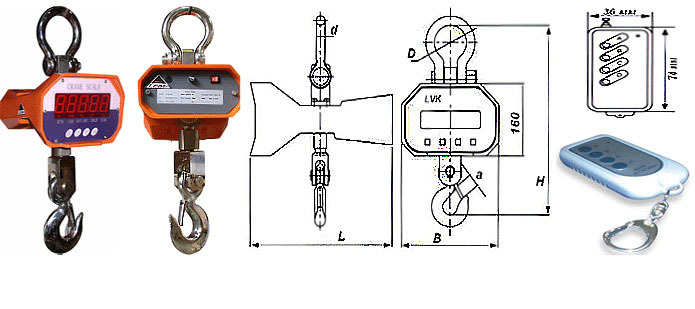 Весы крановые цифровые