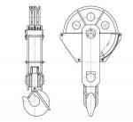 Подвески крюковые крановые