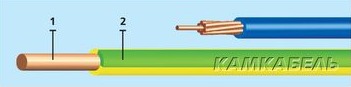 Провода силовые с ПВХ изоляцией ПВ1-ХЛ