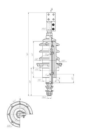 Вводы на напряжение 10 кВ