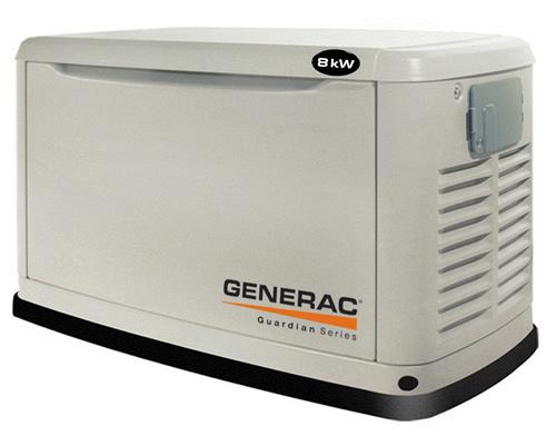 Газогенераторы Generac 8 kVA