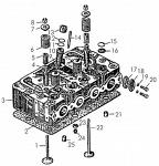 Головка цилиндров Т-170