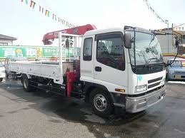 Грузовик бортовой+кран Isuzu Forward