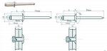 Заклепка вытяжная комбинированная