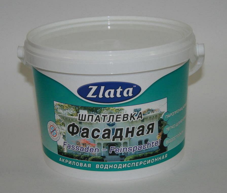 Шпатлевка фасадная  Zlata