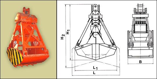 Грейферы канатные