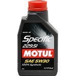 Масло для бензиновых двигателей Motul Specific MB229.5 5W-30 5 л