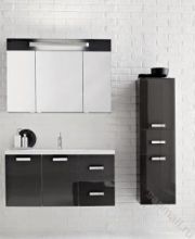 Мебель для ванной комнаты arbi modena l105 nero