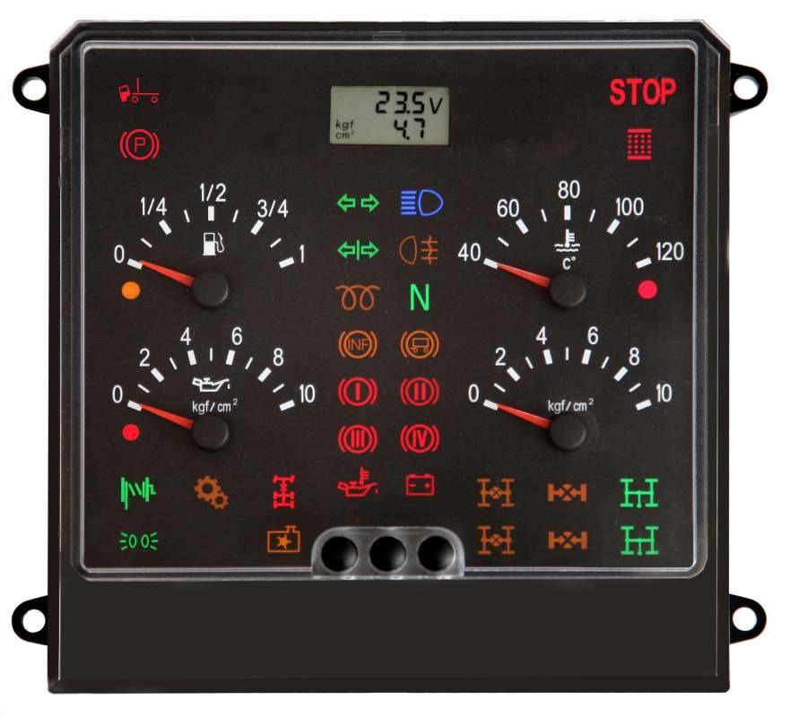 Центральный блок комбинации приборов (ЦБКП) грузовых автомобилей и автобусов 56.3801-01