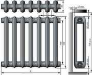 Радиаторы отопительные чугунные МС-140 М2