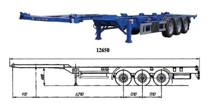 Контейнеровоз-полуприцеп СЗАП-99051