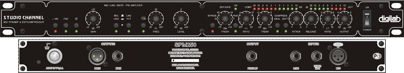 Одноканальный студийный процессор SPM-250