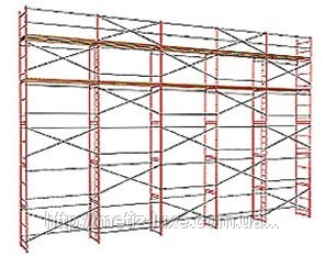 Леса строительные рамные