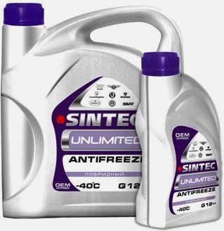 Антифриз Sintec, Unlimited, 5кг/4