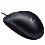 Мышь проводная Logitech B110 Optical USB Mouse Black