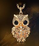 Кулон Golden Owl